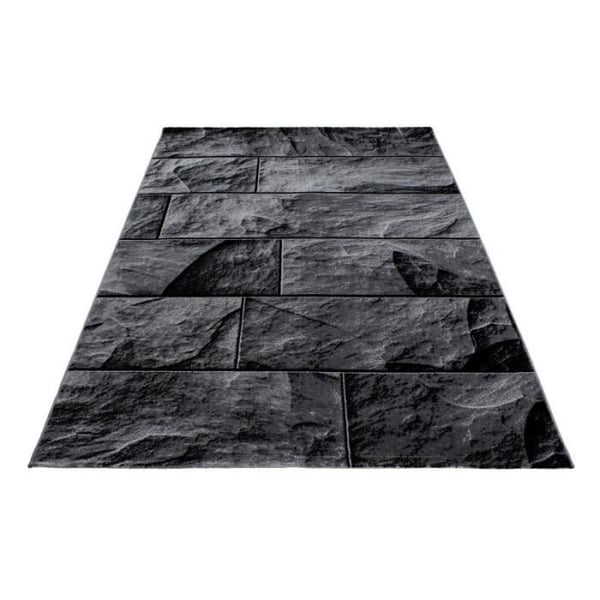 Teppe - PARMA - 9250 - Moderne - Svart - 120x170 cm