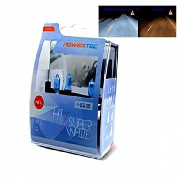 Ampull för bil - M-Tech - PTZSW1-DUO - H1 55W - Halogen - E14 - Vit