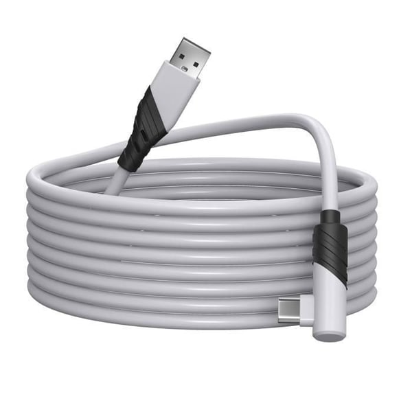 Kabelkoppling kompatibel med Meta Quest 3S/Quest 3/Quest 2/Quest Pro/Pico 4 för PC Steam VR Tillbehör