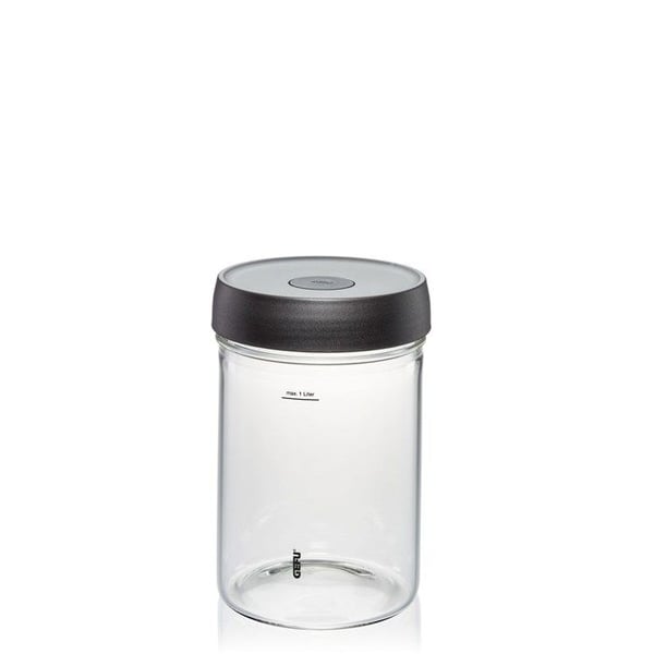 Gefu Nativo jäsburk - silver/svart - 1 L