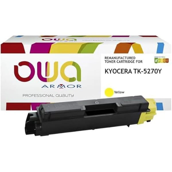 Toner - ARMOR - TK-5270Y - Gul - Kompatibel med Kyocera - Laserutskrift