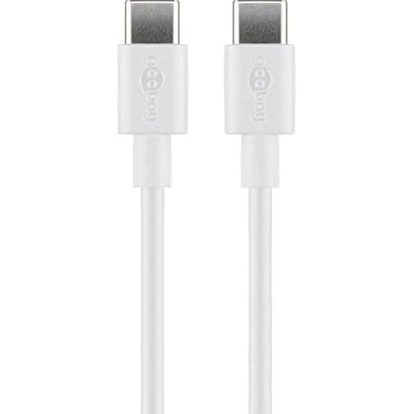 USB-C Laddnings- och Synchroniseringskabel - GOOBAY - 66315 - 0,5 m - Vit - USB 2.0