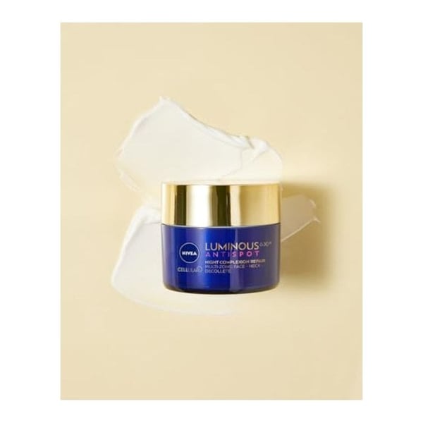 Nattcreme - NIVEA - Cellular Luminous 630 - Antiflek - Hudreparation - Alle hudtyper