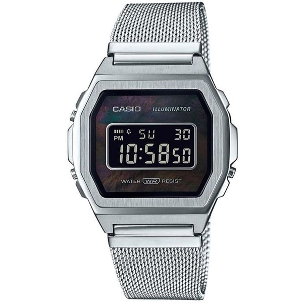 Ur - CASIO - A1000M-1BEF - Rustfrit stål - Digital - Vandafvisende 3 bar