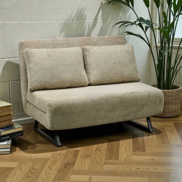 Fällbar sängsoffa - Nami beige