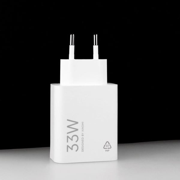 Xiaomi 33 W Snabbladdare Kombi Typ A Vit