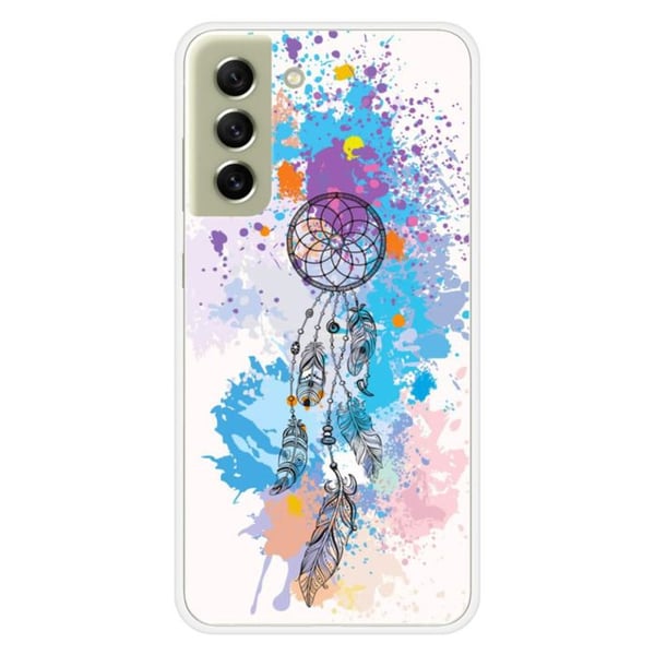 1001Coques - Silikonfodral kompatibelt med Samsung Galaxy S21 FE - Drömfångarmotiv i färg - Originaldesign tryckt i Frankrike