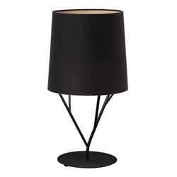 Svart bordslampa Tree 1L E27 60W