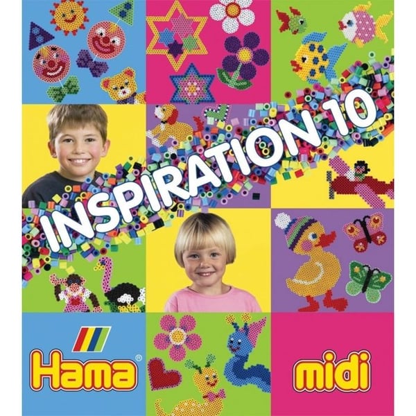 Kreativa hobbyer - HAMA - 399-10 - Set med pärlor och smycken - Idéhäftet - Från 5 år
