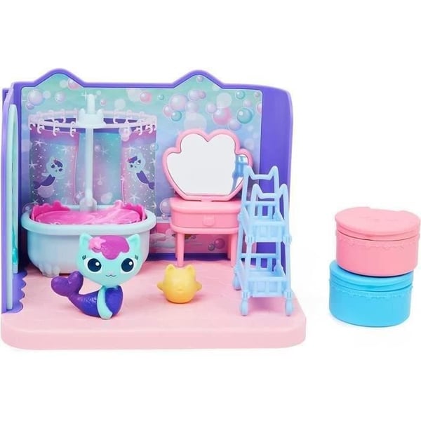Gabby and the Magic House - Marine's Bathroom Deluxe Playset - 1 figur + tilbehør