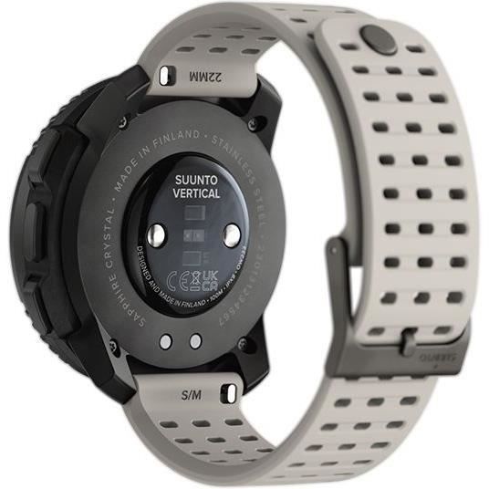 GPS sport ansluten klocka - ALTIMETER - SUUNTO VERTICAL BLACK SAND - Skärmdiameter 49 mm