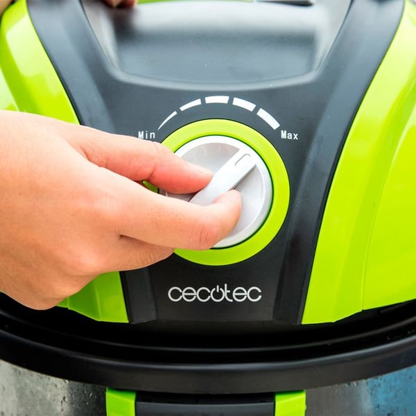 Cecotec Städsug utan påse för vätskor och fasta ämnen Wet&Dry T, 1200W, Aktionsradie på 7 meter, Kapacitet på 15 L