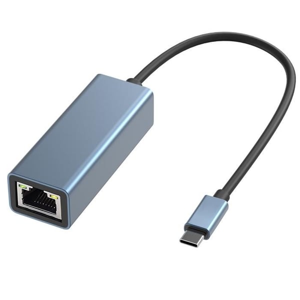 USB-C till Ethernet-adapter - PHONILLICO - Rj45 - 1000 Mbps - Kompatibel med Windows/Mac/Linux