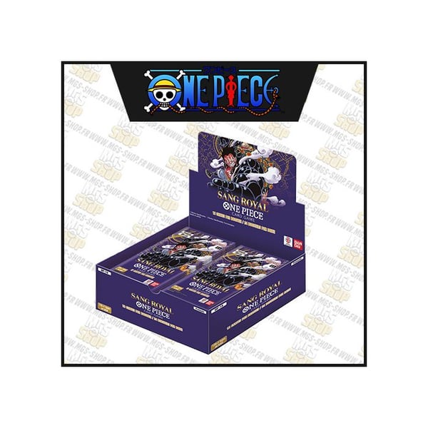 Låda med 24 Boosters - ASMODEE - Display One Piece OP10 Blodig Kung FR