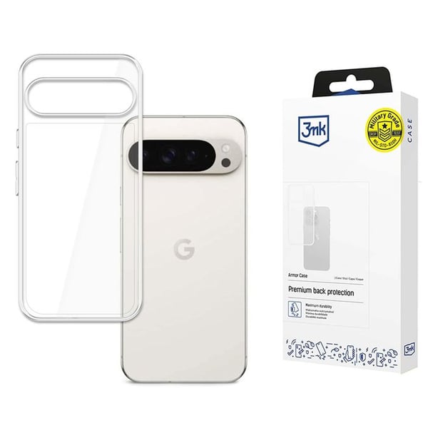 3mk Armor Case för Google Pixel 9 Pro XL - Transparent