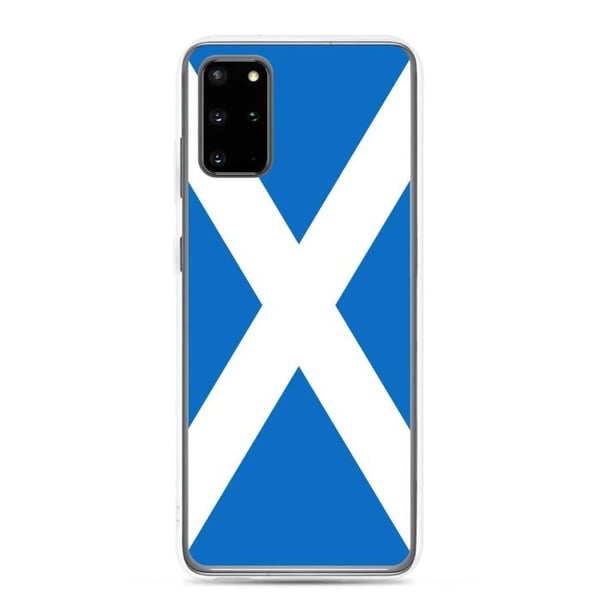 Mobilskal – Skotska flaggan – Kompatibel med Samsung Galaxy S20 Ultra – Mjuk fodral – Slitstark och stötsäker – Pixelforma
