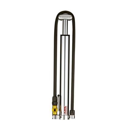 Lezyne Micro Floor Drive HP cykelpump - Silver / Hi-Gloss - 300 mm - 11 bar max