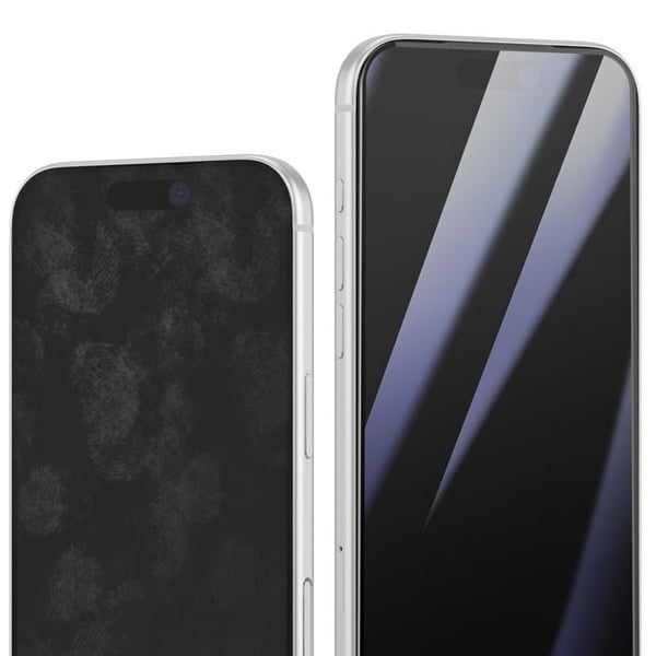 Skärmskydd - AVIZAR - iPhone 17 Pro Max - Härdat Glas - Full Glue - Avfasade Kanter