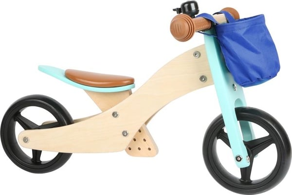 Balancecykel-Trehjulet cykel 2 i 1 turkis