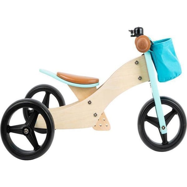 Balancecykel-Trehjulet cykel 2 i 1 turkis