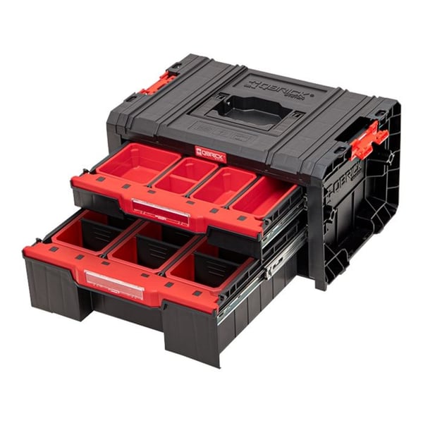 Verktygslåda - Qbrick System - PRO Drawer 2 Toolbox 2.0 Expert - Stapelbar - 2 lådor - IP54