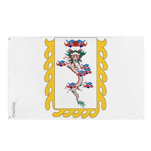 Himmelrikets flagga för Stora Frid – 90 x 150 cm – Polyester – Metallöglor – Väderbeständig
