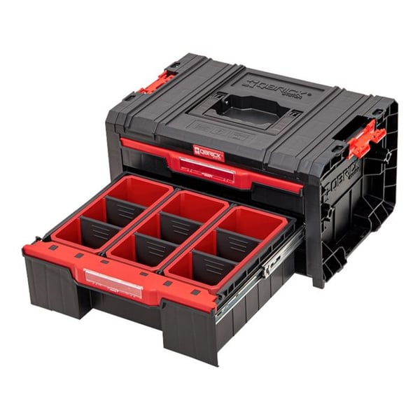 Verktygslåda - Qbrick System - PRO Drawer 2 Toolbox 2.0 Expert - Stapelbar - 2 lådor - IP54