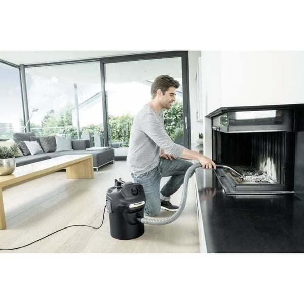 KARCHER AD 2 Aske- og støvsuger - 14 L metaltank - 600W - 16297110