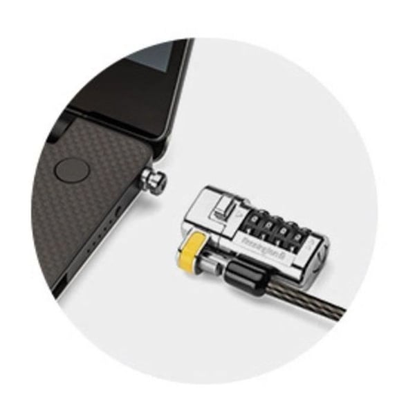 KENSINGTON ClickSafe Universal Combination Laptop Lock sikkerhedskabel - 1,8 m