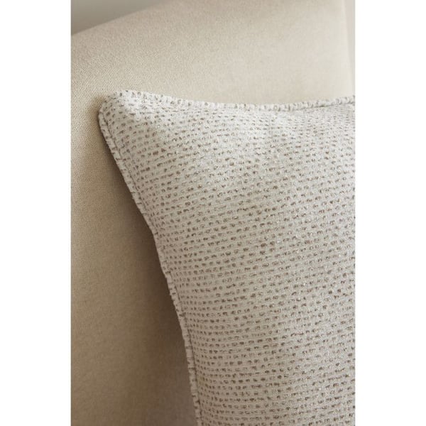 Avtagbar kudde med piping 50 x 50 cm Polyester färgade jacquardtrådar "Elios" Ariadne-tråden