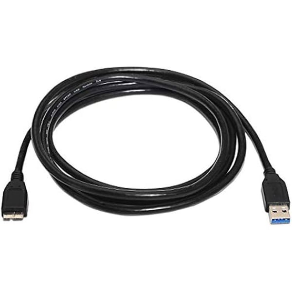 AISENS A105 – 0043 – 3 in 1 m USB-kabel (för extern box och digitalkameror) Färg Svart