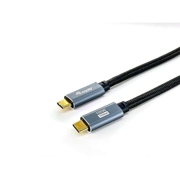 USB 3.2 Gen 2-kabel - Equip - 128357 - 2 m - PD100 W - 4K/60Hz - Svart
