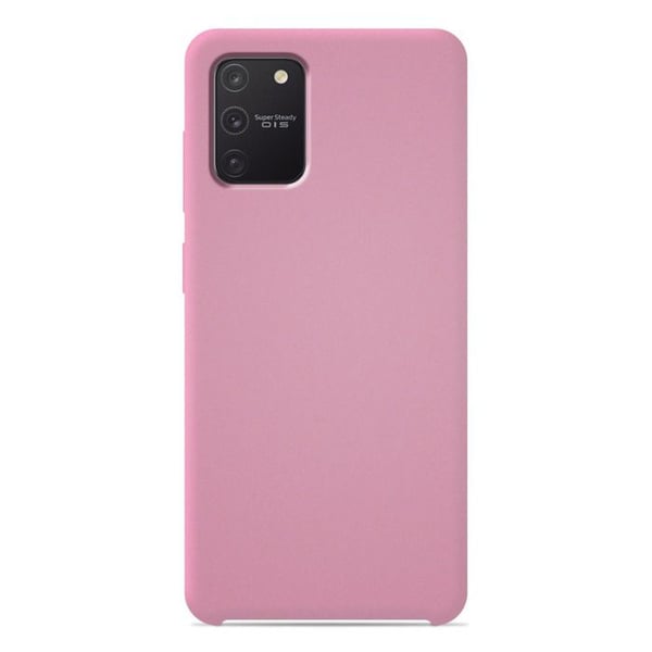 1001Coques - Silikon Soft Touch-skal kompatibelt med Samsung Galaxy S10 Lite - Inuti mikrofiber sammet