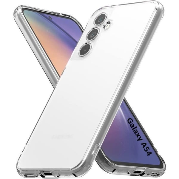 Skal till Samsung Galaxy A54 5G - Silikongel TPU Transparent Ultratunt Mjukt Skydd Phonillico®