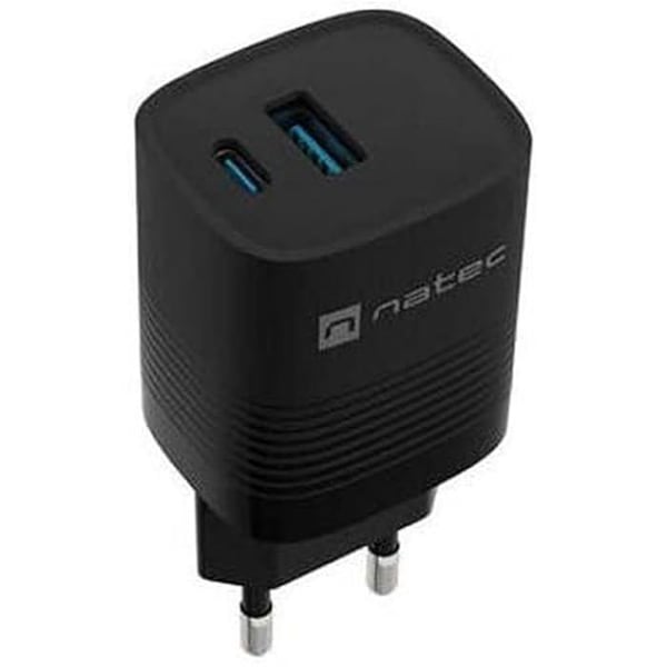 NATEC Laddare RIBERA GAN 1X USB-A 1X USB-C 30W