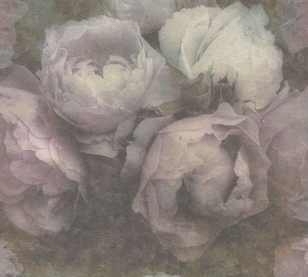 A.S. Creation Nya Väggar 373921 non-woven tapet blommig 0.53 m x 10.05 m grön