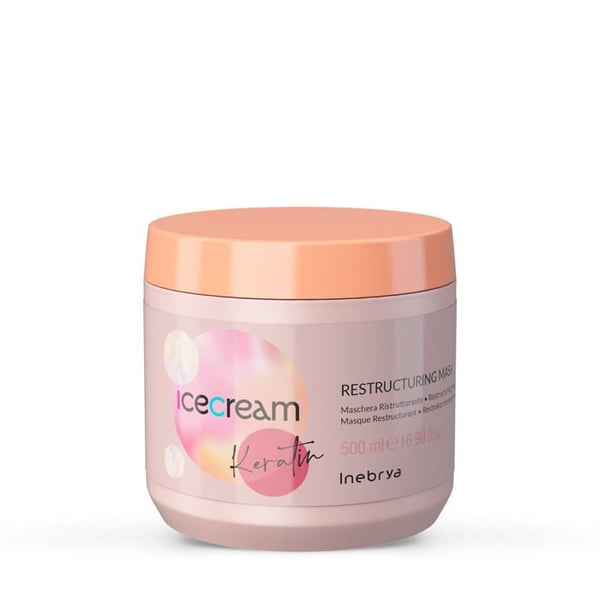 Omstrukturerande Mask - INEBRYA - 500ml - Skadade Hår - Vuxna - Blandat