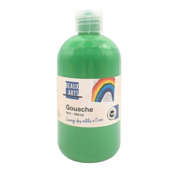 MégaCréa DIY - Gouache tillverkad i Frankrike Grön 500 ml MégaCréa DIY - Gouache tillverkad i Frankrike Grön 500 ml