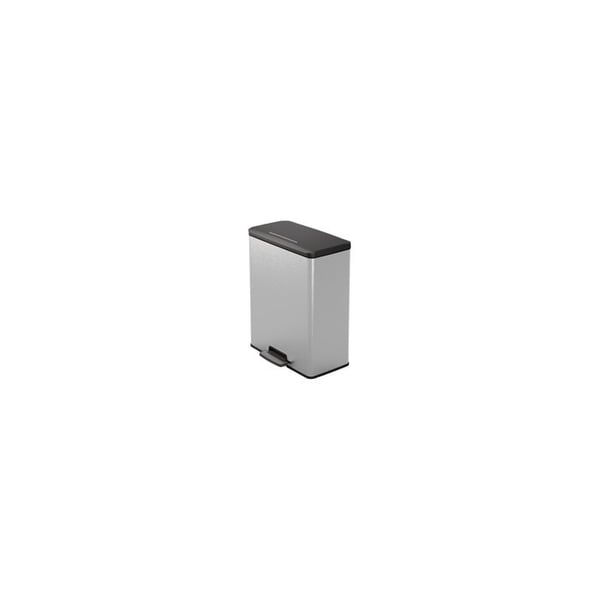 Pedalhink Duo 26 L + 26 L 48.6 X 28.4 X H61.5 Cm Aargent - Deco Bin - Curver