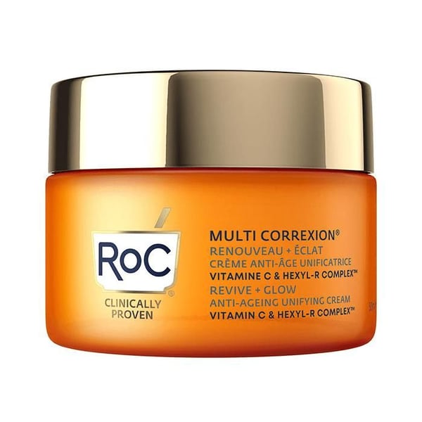 RoC Multi Correxion Renouveau + Lysterhet Anti-Age Enhetliggörande Kräm - 50ml