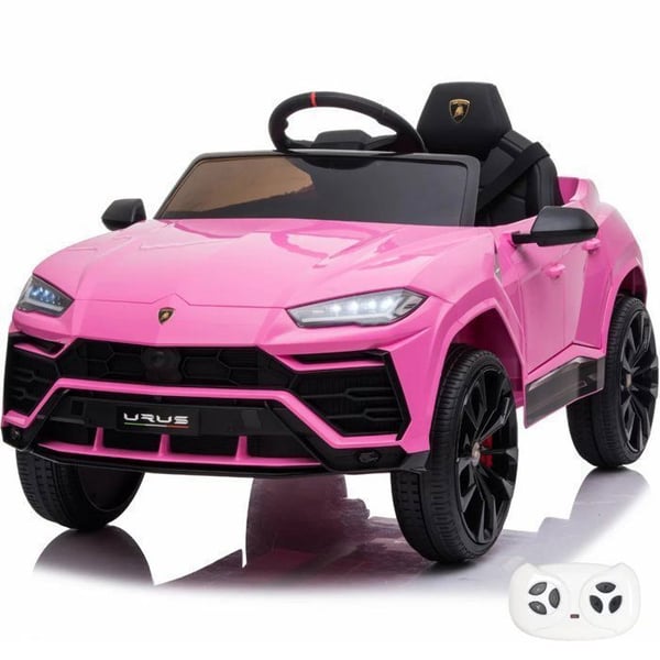 LAMBORGHINI Urus Elbil 12V - Rosa - 1 till 6 år - Officiell Licens - EVA Däck - Bluetooth