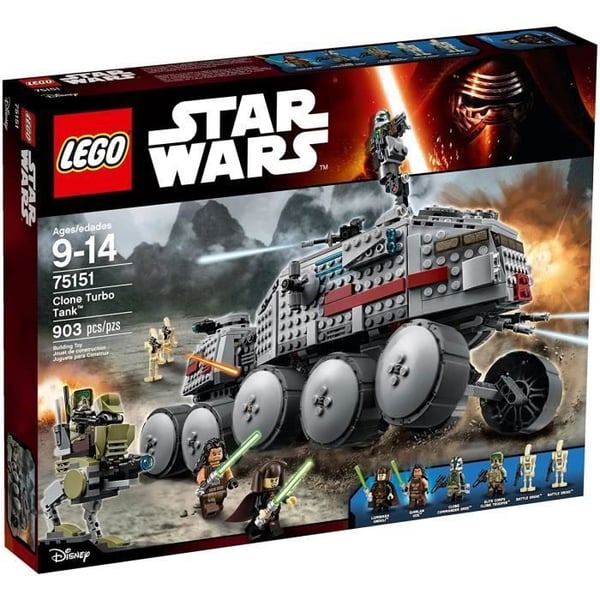 Byggleksak - LEGO - Klon Turbo Tank - 1140 bitar - Star Wars - 4 figurer