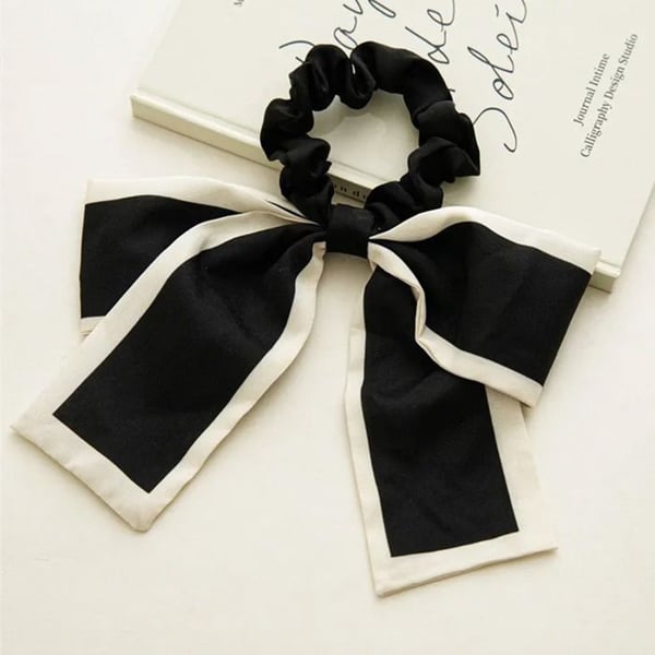 Chouchou - AVIZAR - Fluga - Satin - Svart - Chic