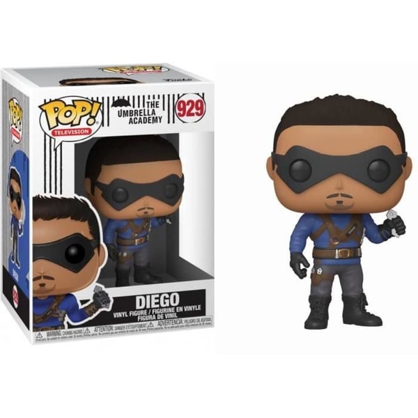 Figur - Bobble Head POP N° 929 - Umbrella Academy - Diego Hargreeves - Flerfärgad vinyl