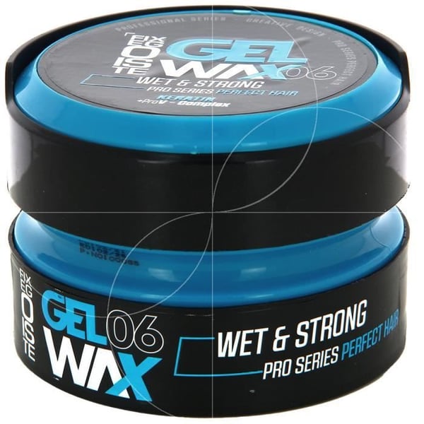 FixEgoiste Gel Wax Wet & Strong 150 ml - Stylingvax med våt effekt, stark hållbarhet, berikad med keratin