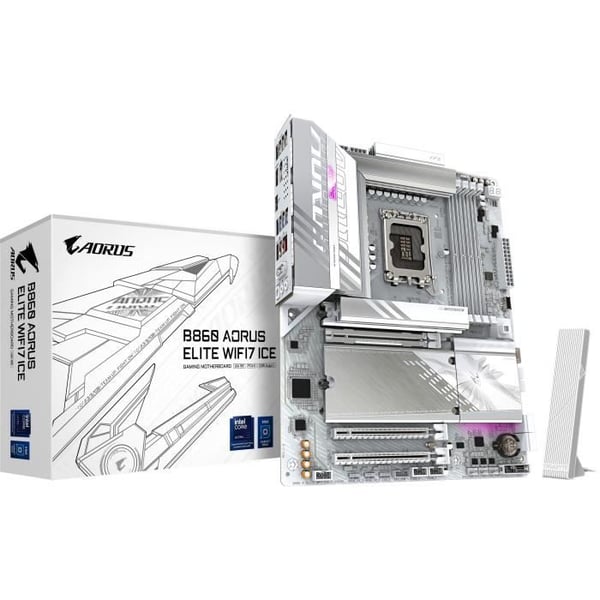 Moderkort - GIGABYTE - B860 AORUS ELITE WIFI7 ICE