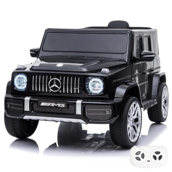 MERCEDES-BENZ G63 AMG Elbil 12V - Svart - 1 till 5 år - Officiell Licens - EVA Däck - Litiumbatteri