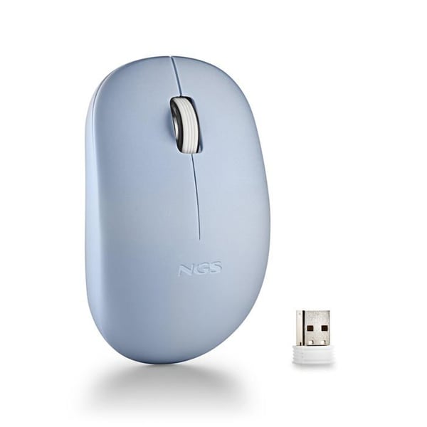 Optisk mus - NGS - FOG PRO BLUE - 1000 DPI - Trådlös - Tysta knappar