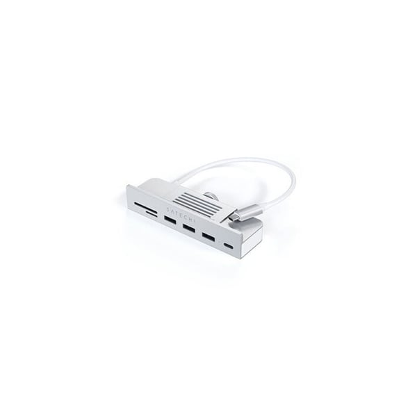 USB-hubb - Satechi - ST-UCICHS - 6 portar - Fäste för iMac 24'' - Aluminium Silver