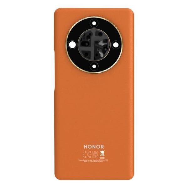 Baksidan - Honor - Magic 6 Lite - Orange - Enkelt byte - Inbyggt lim